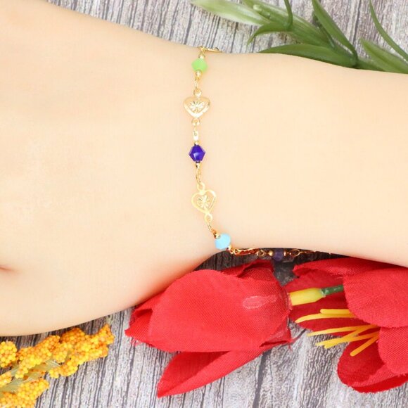 "Trendy Handmade Bracelet – A Stylish Gift for Women & Girls, MAR091605 - Picture 9 of 10